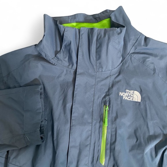 The North Face Mens Large Apex Bionic 2 Blue Jacket Zip Embroidered Logo *Read - Picture 1 of 12
